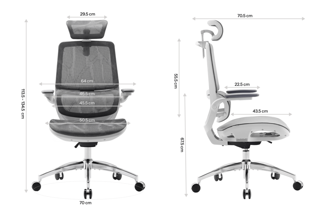 Spinergo Active rozměry